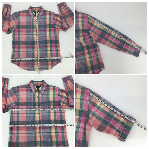 Koret City Blues Vintage Plaid Button-Up Shirt - Picture 13 of 14